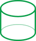 Geometric Cylinder Icon Geometric Cylinder Icon